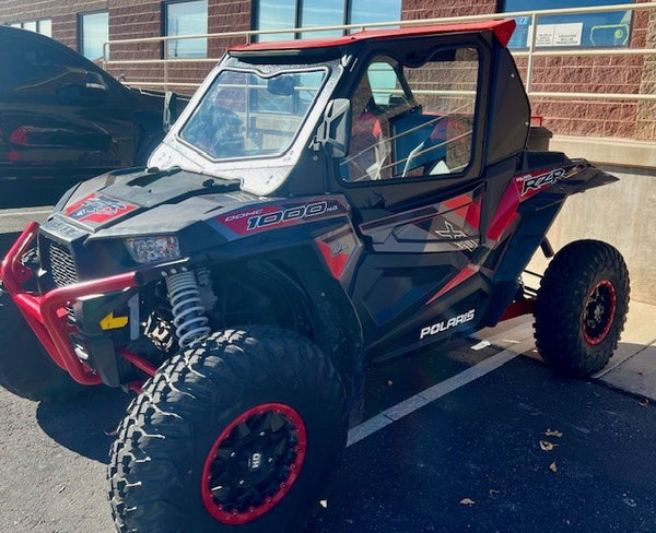 POLARIS RZR 1000XP/TURBO 2-SEAT Cab Enclosure "THE VAULT" 2014-23 Upper Side Doors & Panels (Patent Pending)