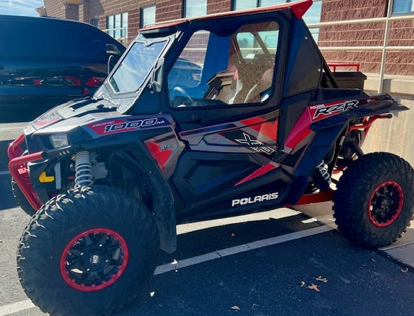 POLARIS RZR 1000XP/TURBO 2-SEAT Cab Enclosure "THE VAULT" 2014-23 Upper Side Doors & Panels (Patent Pending)