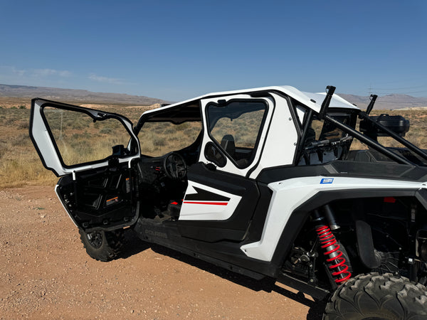 POLARIS RZR 1000XP/TURBO 4-SEAT Cab Enclosure "THE VAULT" 2024+ Upper Side Doors & Panels (Patent Pending)