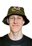 CAMO BUCKET HAT with Dirt Warrior Embroidered Patch