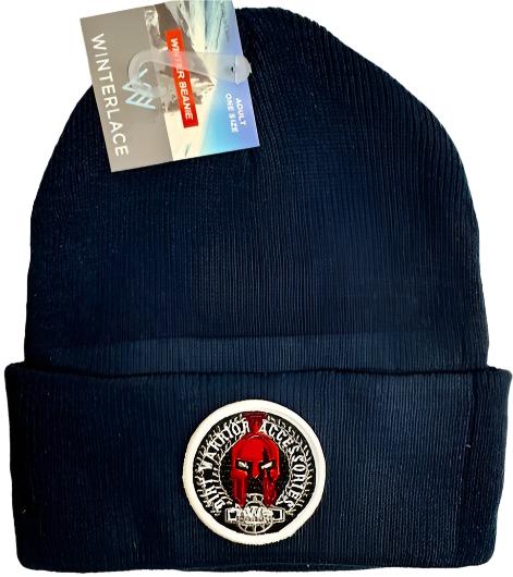 Beanie with Dirt Warrior Embroidered Patch