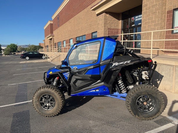 POLARIS RZR TURBO S 2-SEAT Cab Enclosure "THE VAULT" Upper Side Doors & Panels (Patent Pending)