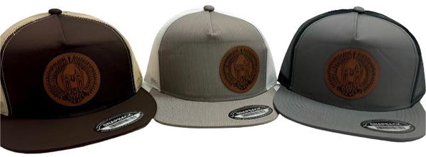 Trucker Hat with Leather DWA Logo Patch