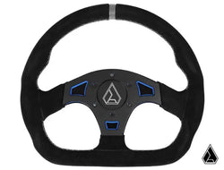 Buy blue ASSAULT SUEDE BALLISTIC &quot;D&quot; UTV STEERING WHEEL