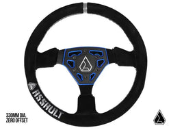 Buy blue ASSAULT INDUSTRIES UNIVERSAL NAVIGATOR SUEDE UTV STEERING WHEEL